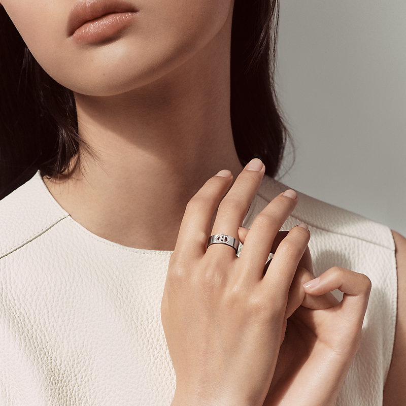H d'ancre ring, small model | Hermès USA